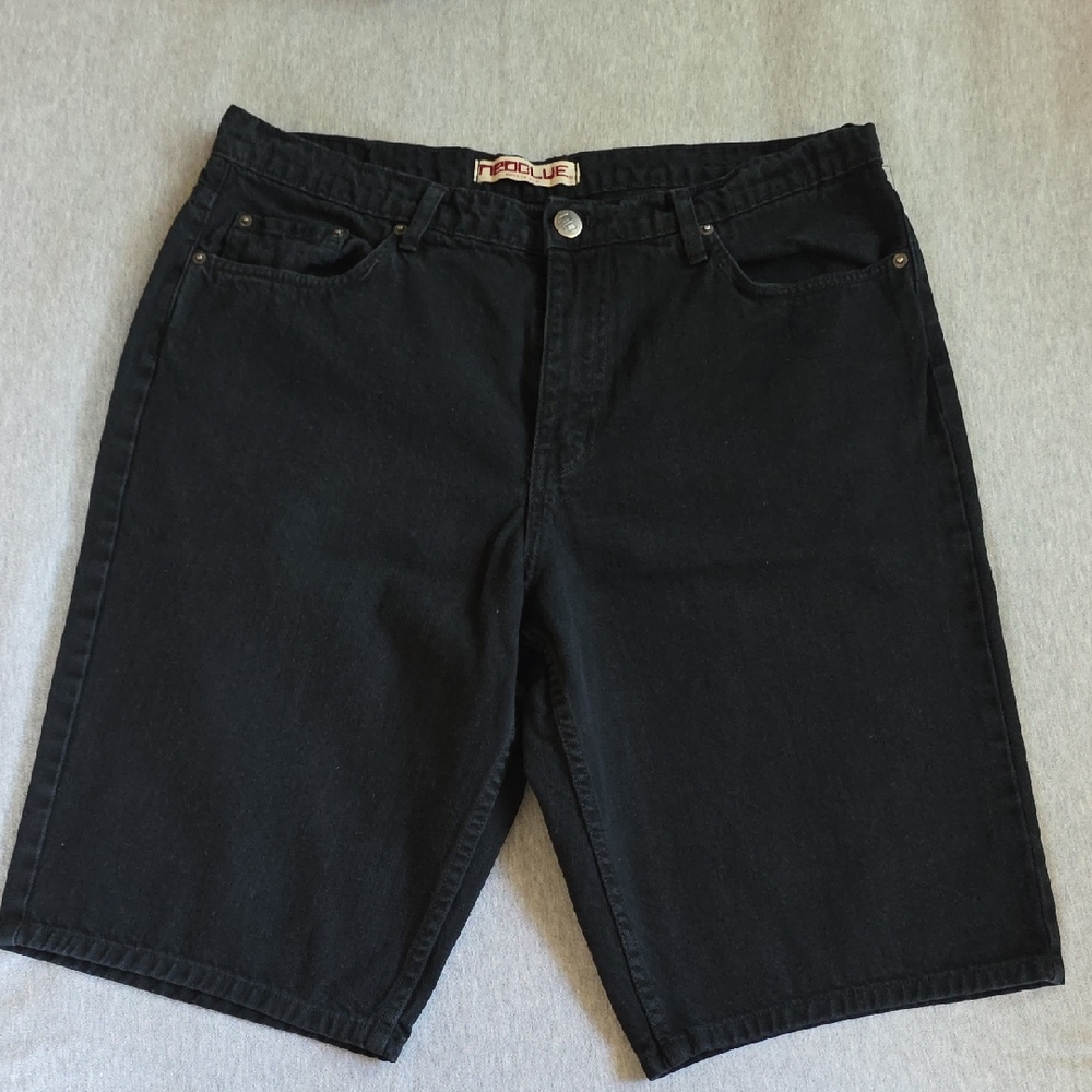 Black Neoblue Men's Denim Shorts